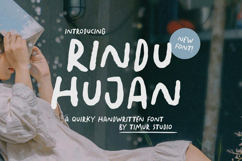 Rindu Hujan - Quirky Handwritten Font Product Image 1