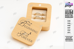 Wedding Ring Box Laser Cut|Laser Engraving|Wedding Supplies Product Image 1