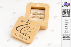 Wedding Ring Box Laser Cut|Laser Engraving|Wedding Supplies Product Image 1