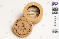 Wedding Ring Box Laser Cut|Laser Engraving|Wedding Supplies Product Image 1