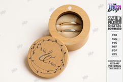 Wedding Ring Box Laser Cut|Laser Engraving|Wedding Supplies Product Image 1