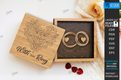 Wedding Ring Boxes Laser Cut Bundle|Jewelry Box|Wedding Day Product Image 16