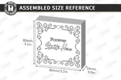 Wedding Ring Box Laser Cut | Jewelry Box | Wedding Day SVG Product Image 2