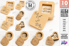 Wedding Ring Boxes Laser Cut Bundle|Wedding Supplies SVG|CNC Product Image 1