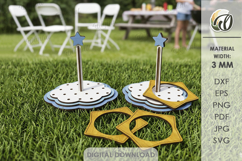 Ring Toss Games Bundle Laser Cut. Outdoor Lawn Game SVG Product Image 16