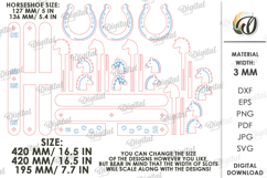 Ring Toss Game Laser Cut. Outdoor Lawn Game SVG Product Image 2