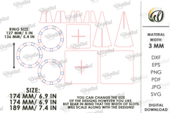 Ring Toss Game Laser Cut. Outdoor Lawn Game SVG Product Image 2