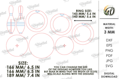 Ring Toss Game Laser Cut. Outdoor Lawn Game SVG Product Image 2