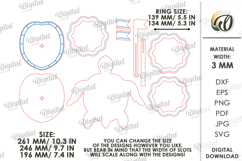 Ring Toss Game Laser Cut. Outdoor Lawn Game SVG Product Image 2