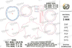 Ring Toss Game Laser Cut. Outdoor Lawn Game SVG Product Image 2