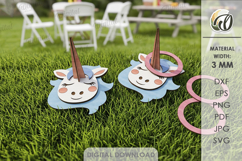 Ring Toss Game Laser Cut. Outdoor Lawn Game SVG Product Image 1