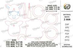 Ring Toss Game Laser Cut. Outdoor Lawn Game SVG Product Image 2