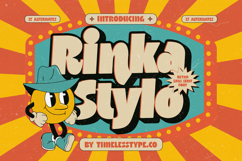 Rinka Stylo - Retro Sans Serif Font Product Image 1
