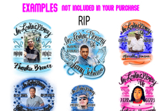 In Memory Of Memorial Template RIP My Love Airbrush Frame Product Image 2