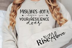 Mistakes Don't Define Sleeve SVG, Inspirational SVG Design Product Image 3