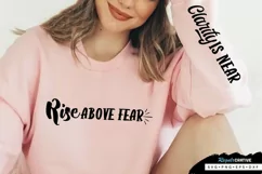 Clarity Is Near Sleeve SVG, Self Confidence SVG Design Product Image 3
