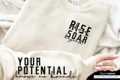 Rise Above Sleeve SVG, Inspirational SVG Design Product Image 2