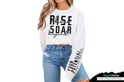 Rise Above Sleeve SVG, Inspirational SVG Design Product Image 1