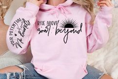 Rise above soar beyond Sleeve Svg Design Product Image 2