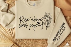 Rise above soar beyond Sleeve SVG Design Product Image 2
