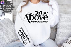 Rise above soar beyond Sleeve SVG, Motivational Sleeve SVG Product Image 2