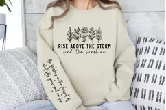 Rise above the storm find the sunshine Sleeve SVG Product Image 3
