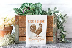 Rustic Farmhouse Line Art Clipart | SVG & PNG Product Image 2