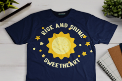Rise and Shine Sweetheart SVG, PNG, JPG and EPS Vector Product Image 1