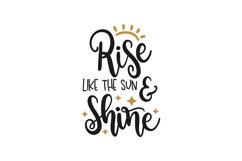 Rise Like The Sun &amp;amp Shine Product Image 1