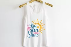 Rise like the sun and shine SVG , Tropical Vibes SVG Product Image 3