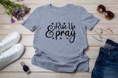 Rise up and pray SVG, Bible Verse SVG, Faith SVG Product Image 2