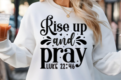 Rise up and pray SVG, Farm House Sign SVG Design Product Image 1