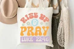 Rise Up And Pray SVG, Christian SVG Design Product Image 3