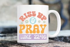 Rise Up And Pray SVG, Christian SVG Design Product Image 2