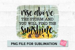 Motivational Quote, Sunflower Sublimation, Coffee Mug PNG Product Image 1