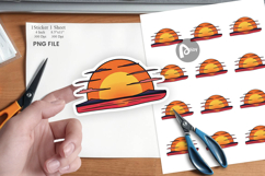 Rising Sun Sticker Product Image 1