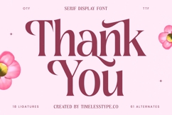 Rituals Sunday - Serif Display Font Product Image 20