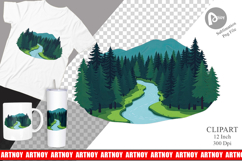 Forest River Clipart Product Image 1