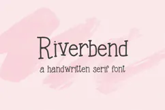 Riverbend Serif Font Product Image 1