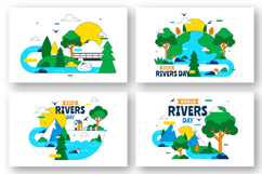 10 World Rivers Day Illustration Product Image 2