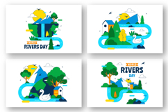 10 World Rivers Day Illustration Product Image 3