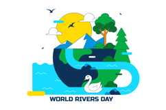 10 World Rivers Day Illustration Product Image 4
