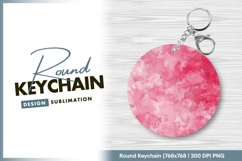 Round keychain png design for sublimation Product Image 1