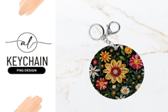 Colorful Paper Quilled Flowers on Black Background Product Image 1