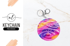 Abstract Colorful Liquid Surface with Bubbles Product Image 1