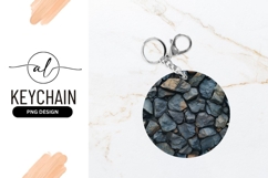 Circular Arrangement of Gray and Brown Rocks Texture Product Image 1
