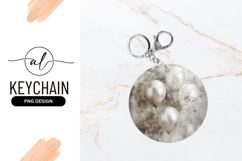 Elegant balloon keychain design Product Image 1