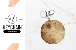 Vintage round keychain png design Product Image 1