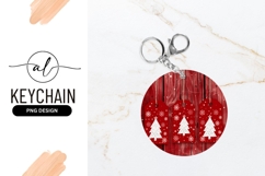 Festive christmas tree keychain design Product Image 1