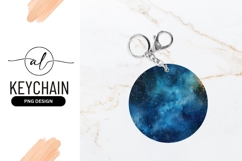 Celestial round keychain png design Product Image 1